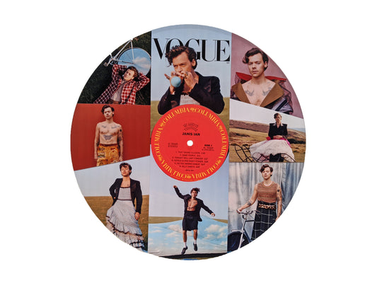 Harry Styles Vogue Vinyl Record Photo Collage